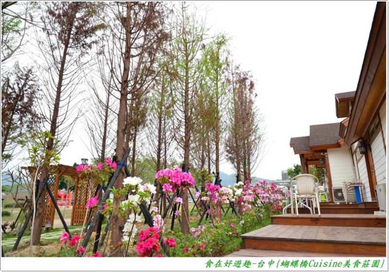 景觀.美食.生態.休閒.假日出遊新選擇!!台中-蝴蝶橋Cuisine美食莊園+四大景觀橋+新都生態公園