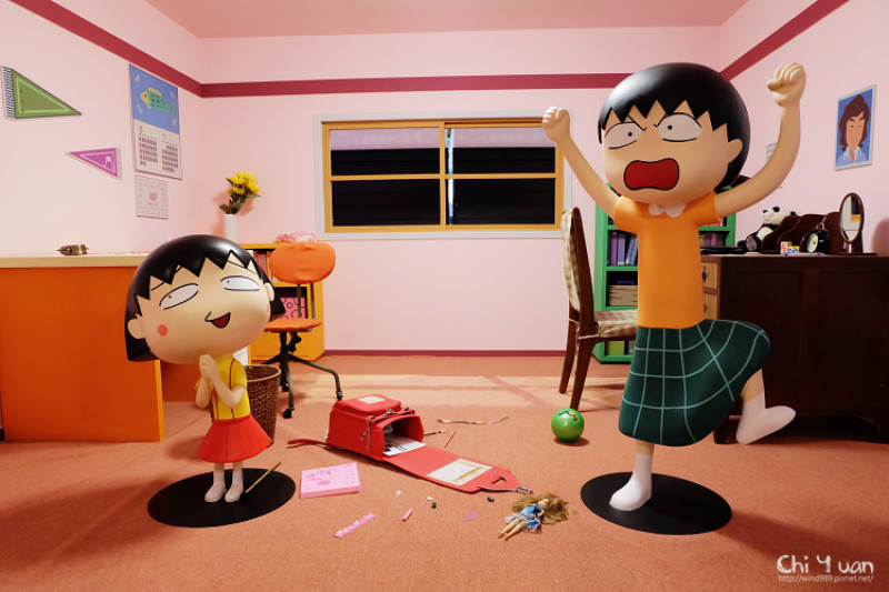 [展覽]櫻桃小丸子學園祭。25週年特展，心中不願長大的孩子(台北華山1914文創園區)