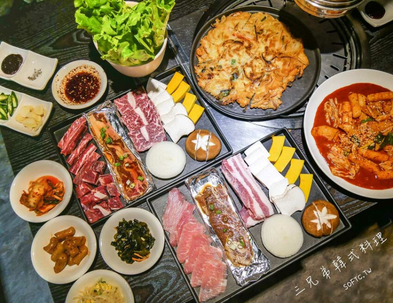 中山區韓式料理》三兄弟韓式料理●一秒到韓國~來行天宮吃道地韓式料理吧! 三兄弟烤肉超澎湃小菜還可無限續 - 軟西，遊記