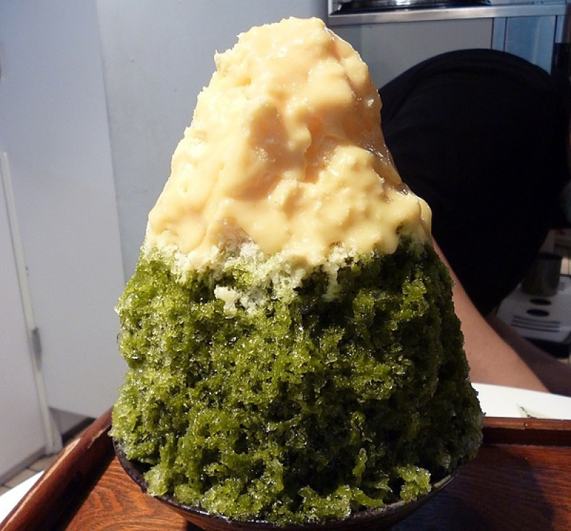 抹茶富士山--辻利抹茶屋(台北阪急百貨公司分店)              