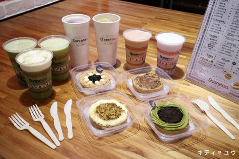 飲み物》捷運松江南京站 》老品牌新風貌 Sharetea歇腳亭 品牌旗艦店打造文青工業風