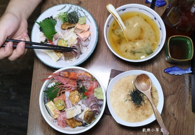 【台灣美食】肥猫漁夫海鮮丼專賣店，CP超高@中山區/eating in taipei
