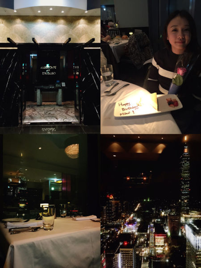 [台北信義美食]莫爾頓牛排館Mortons The Steakhouse 生日客製化菜單 蛋糕 小卡片 貼心服務 信義微風45樓台北101景色