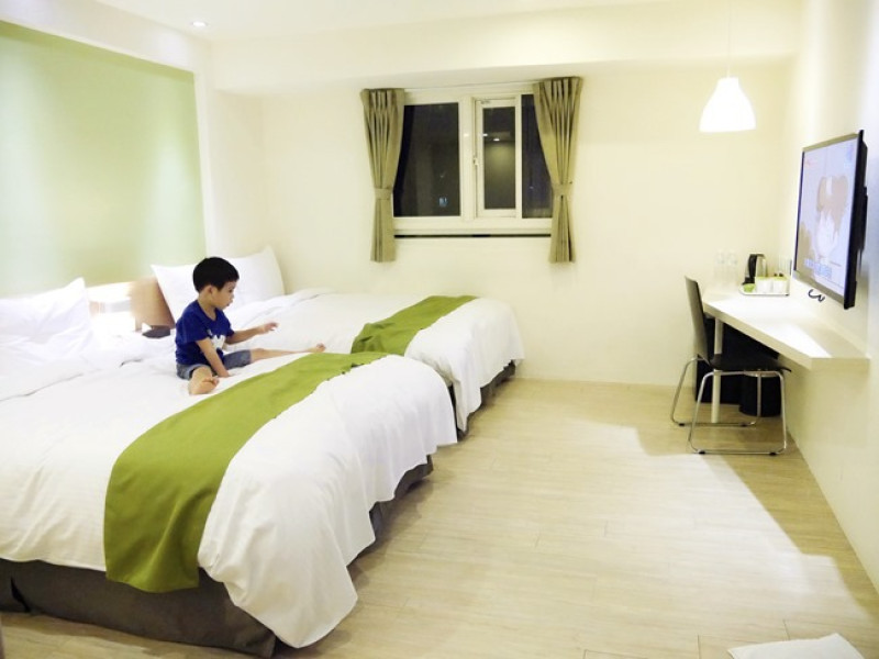 │宿。台中│綠生活的美好「葉綠宿旅館Green Hotel」距逢甲夜市5分鐘腳程