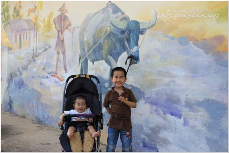 【桃園蘆竹遊記】坑口社區彩繪村。回味農村生活趣