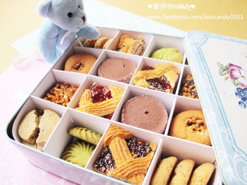 『宅配體驗_愛蜜手作烘焙坊 amier doux』精緻鐵盒，少女心奔放，送禮自用都好貴婦~