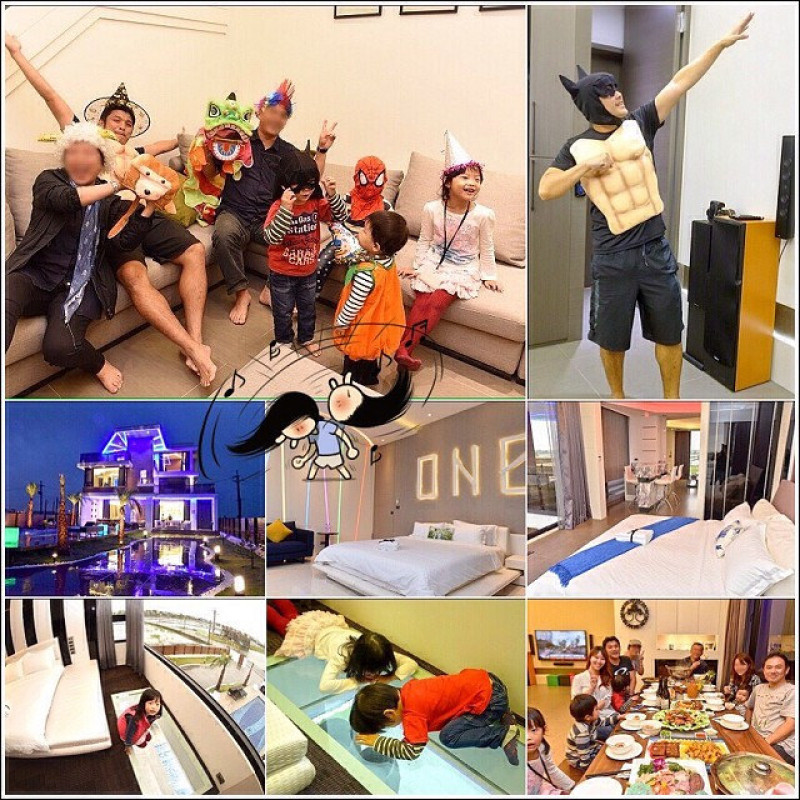 《宜蘭五結民宿》The One頂級時尚私人villa~周董跟昆凌結婚紀念日套房、透明泳池飄浮房、包棟送一泊三食外加開放式廚房，寒假過年高檔包棟開趴首選！(FB留言按讚分享抽整層周董結婚紀念套房日住宿券