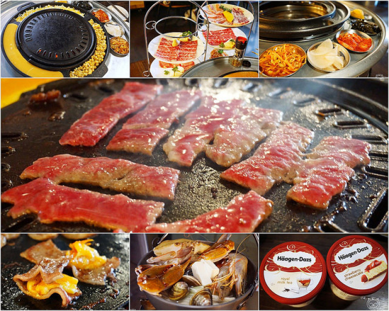 ※ 1 tone 一桶韓式新食 ※【星羽愛美食-台中西屯】中科附近汽油桶烤肉，結合韓式烤肉、日式燒肉還有火鍋，飯後甜點甜點哈根大支好滿足~