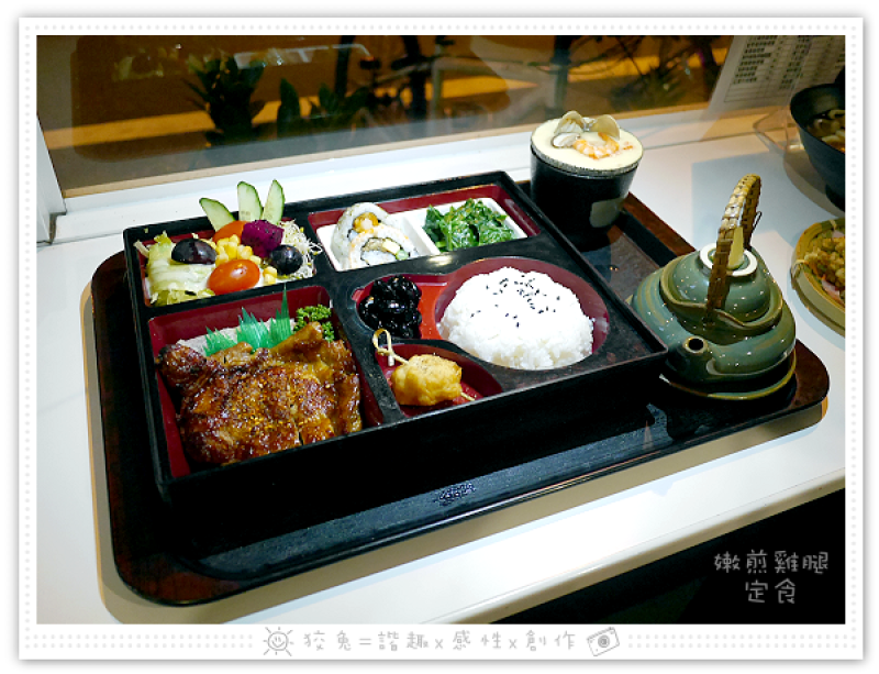 [台南食記] 紅瓦町‧炸蝦壽司館~10樣東西只賣180元的精緻和風定食&炸蝦天婦羅鍋燒麵！平價私房料理！南科可外送！