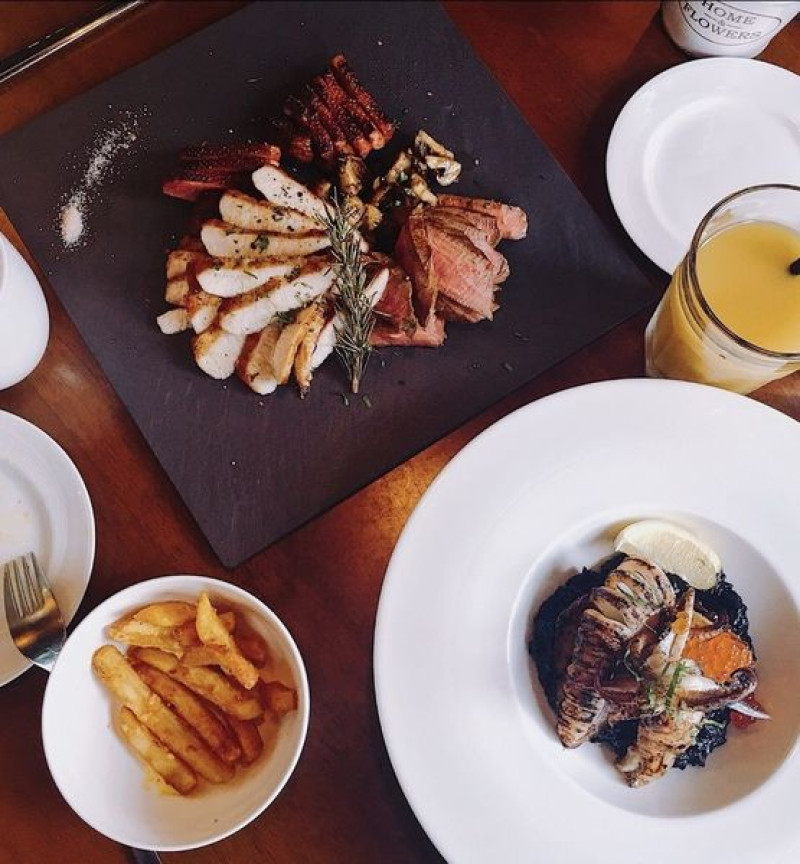 ［信義區 捷運象山站］ Cucina Felice 費利榭 舌尖上的小歐洲 C.F烤肉拼盤 干貝中卷墨魚燉飯