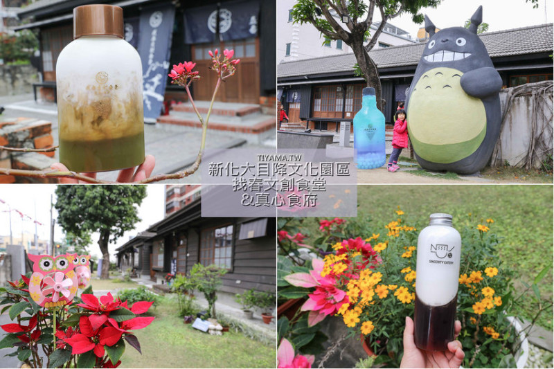台南新化景點|新化大目降文化園區：巨大龍貓打卡新地標-找春文創食堂 &真心食府乳液紅茶 - 緹雅瑪 美食旅遊趣
