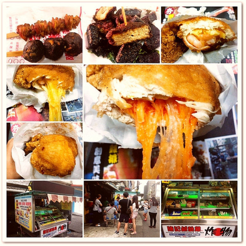 『桃園市中壢區』陳記鹹酥雞(中園店)●明太子起司雞排~超濃起司+明太子夾入雞排內也太狂了吧!! 隱藏限量雞排晚來根本買不到