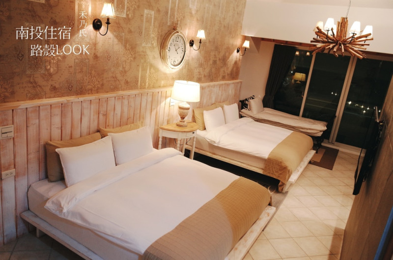【住宿－南投路殼LOOK民宿 (附360度球面全景圖)】輕工業微夢幻北歐鄉村風，舒適迷人溫馨設計空間一住就愛上！！