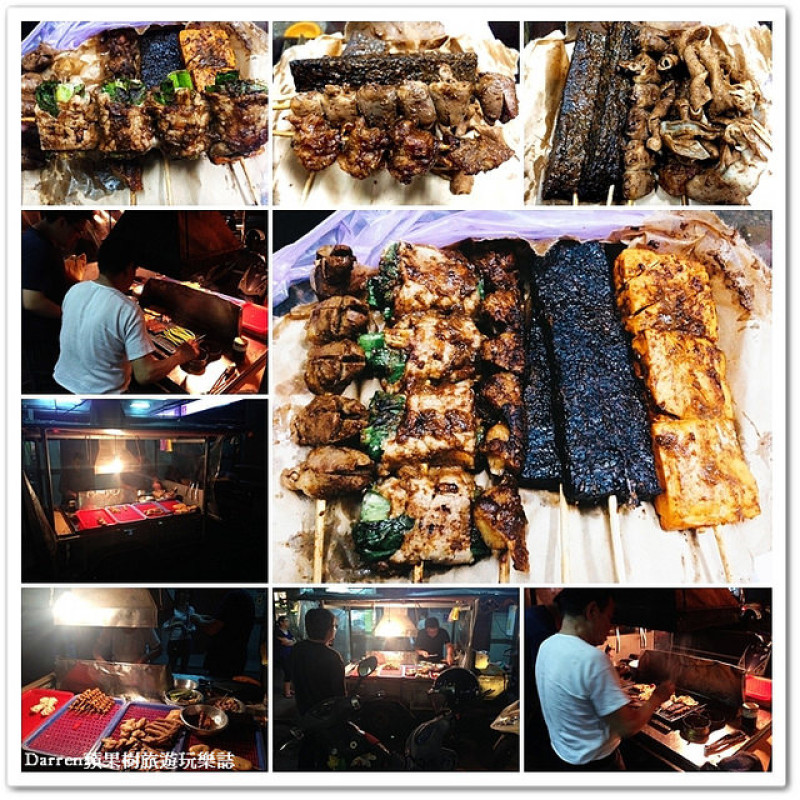 『桃園宵夜碳烤攤』桃園中山東路無名碳烤攤車●在地人隱藏版人氣烤肉攤太晚去會買不到