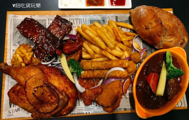 [北門站。迪化街] ❤ JIIA 家烘焙手作餐館 ❤ 超大份量好友分享餐 「義式爐烤半雞」皮脆肉多汁 / 北門站 中山站