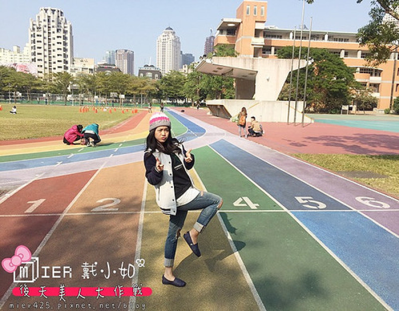 【台中】景點 超夯IG打卡點少女系彩虹跑道 惠文國小 繽紛彩虹跑道好吸睛 台中南屯區