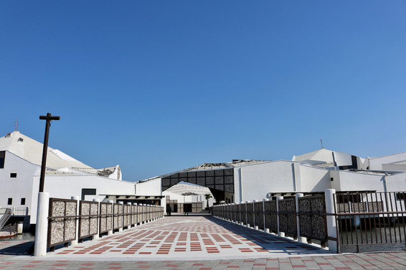 【台南旅遊】台江學園(台江國家公園管理處行政中心暨遊客中心)-特殊高腳屋設計．安平一日小旅遊
