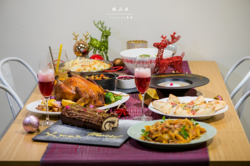 餐酒食記｜牧山丘Mu Hills｜經典聖誕大餐期間限定錯過就等明年台北百年老街中的浪漫玻璃屋｜迪化街美食｜捷運北門站美食推薦