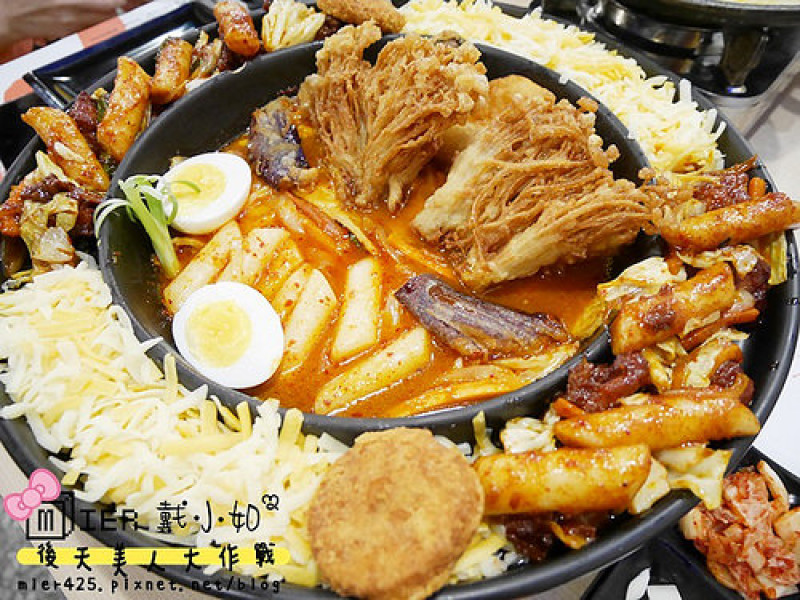 【食記】宜蘭車站美食 韓式料理 OMAYA春川炒雞 乳溝起司春川炒雞 起司控會愛的牽絲起司	 