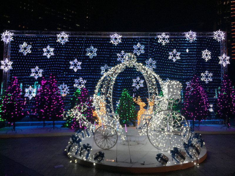 【新北板橋】2016 歡樂耶誕城點燈囉 文內附3D光雕短片