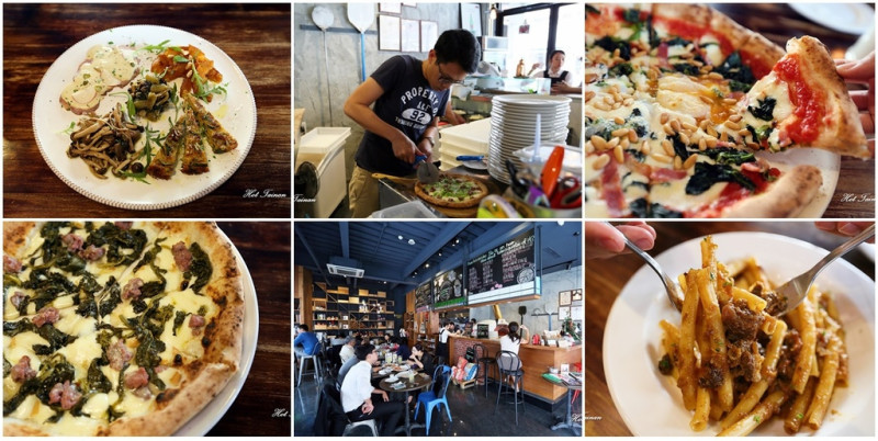 【台南東區】亞米亞米窯烤餐酒館：工業風格義式餐酒館，來吃正統的拿坡里披薩吧！免費停車場|近台南文化中心