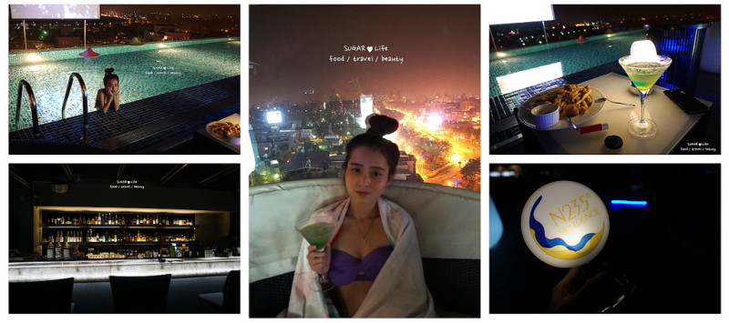 | 食記．酒吧 | 嘉義東區 ♪ N23.5 Lounge 不必到新加坡也有夜色覆蓋的無際泳池酒吧 ♫