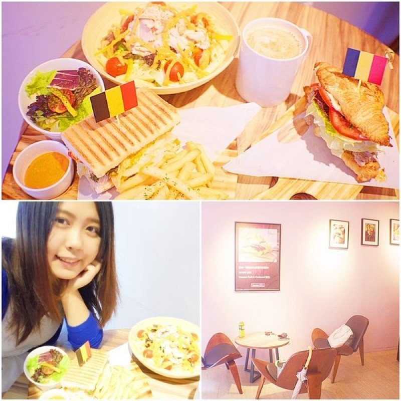 台北南京復興捷運站|來自比利時的歐風咖啡輕食館 Hemera Cafe 輕食 帕尼尼 可頌 筆管麵沙拉 早午餐店 星聚點附近 捷運美食