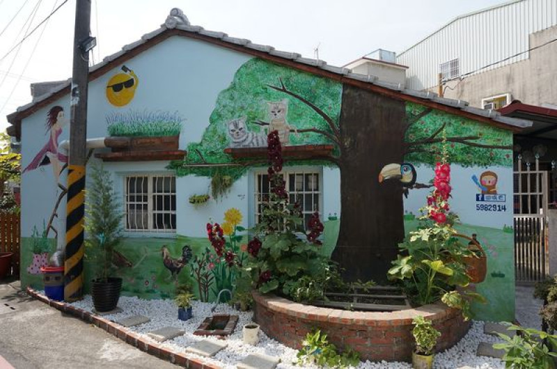 【台南新化區】『田嘴巴』~多肉 彩繪 療癒 老屋 庭園餐廳