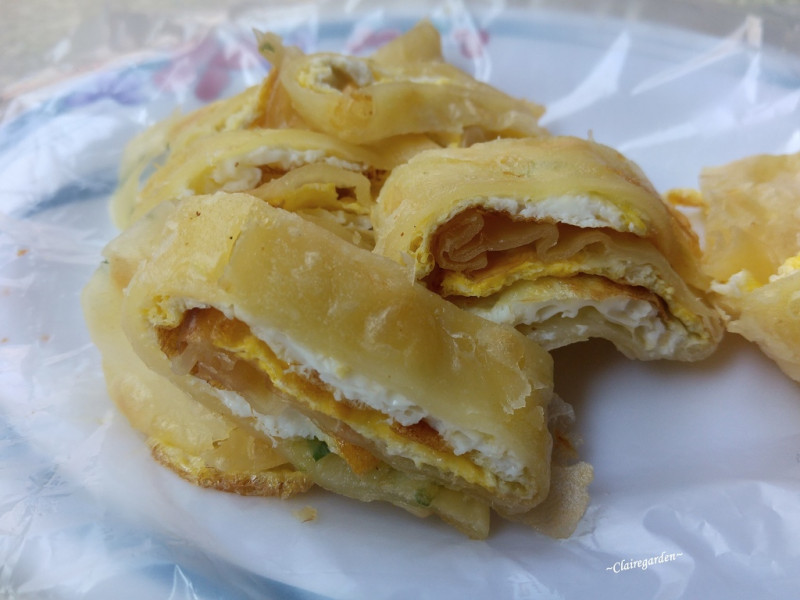 [南崁菜鳥覓食記]桃園 東海豆漿店~酥皮蛋餅+濃郁麵線+肉燥炒麵