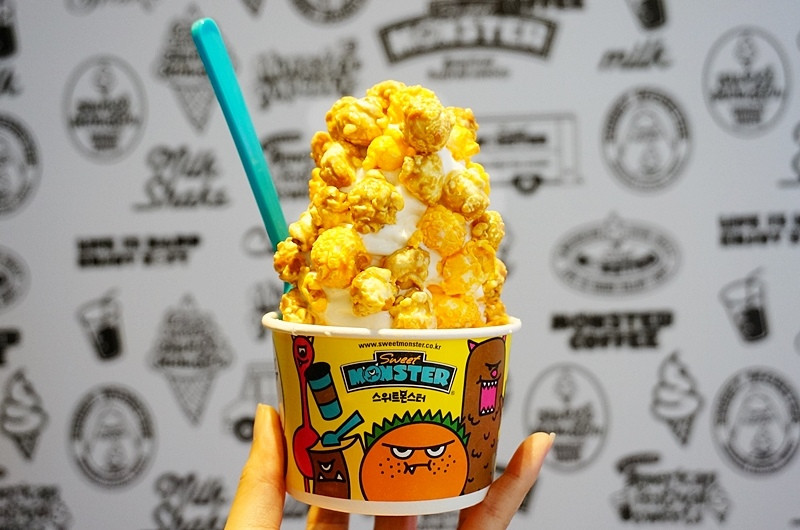 Sweet Monster 台灣快閃店-甜點怪獸爆米花霜淇淋|台北信義新天地A11