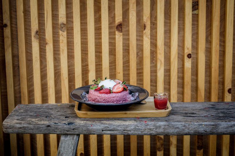 金雞母 jingimoo Ｘ魔王 台北中正區 冬天也要吃冰 期間限定 冬雪橙酒草莓冰 大理石湯圓芝麻糊 捷運東門站 內文有店家資訊