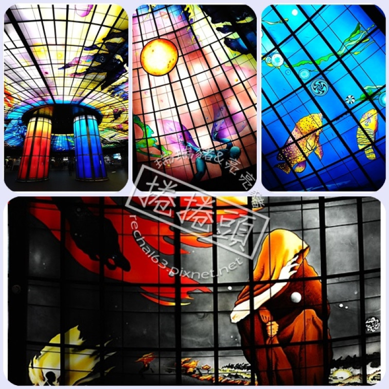 <高雄景點> 全球第二美的地鐵站 ↘ 高雄美麗島