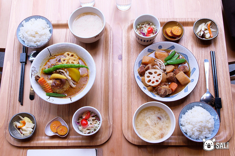 彰化員林 丰富食堂｜充滿日系文青感食堂，北海道湯咖哩，食材豐富搭配微辣湯頭越吃越順口