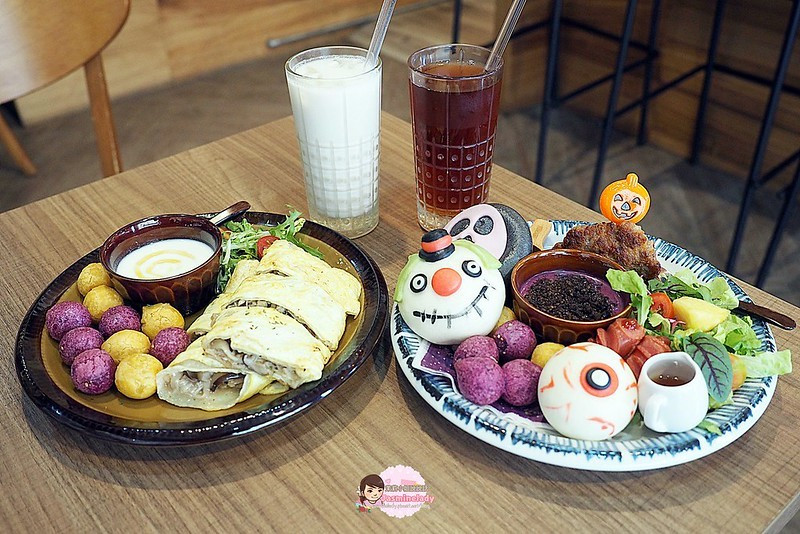 【台南│中西區】豆弄．手作│超可愛、超吸睛！萬聖節限定早午餐，還有雙色地瓜球