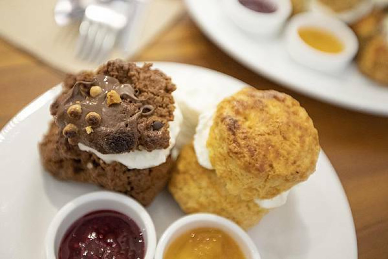 悄悄好食杭州南店舖 - 一片薯餅的輕薄早餐，只為下午塞滿奶油鬆香的司康