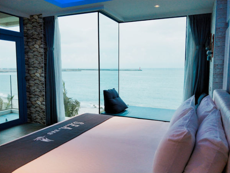 住宿【花蓮。SEA民宿‧藍海曙光】完全不想離開｜國內旅行｜面海民宿｜花蓮旅遊