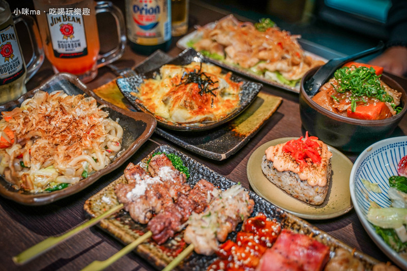 三虎居酒屋 izakaya santora  ▏串燒、炸物、煮物 美味大份量 下班放鬆、宵夜聚餐爽吃一波～。東區居酒屋推薦/ 延吉街美食。捷運國父紀念館站