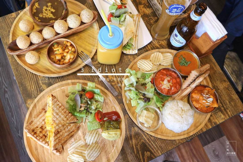 W小姐旅行畫報/ 台北食報｜三個傻瓜印度蔬食餐廳-南京店，一場純正印度式的味蕾旅行，咖哩真道地！美味蓋章認證