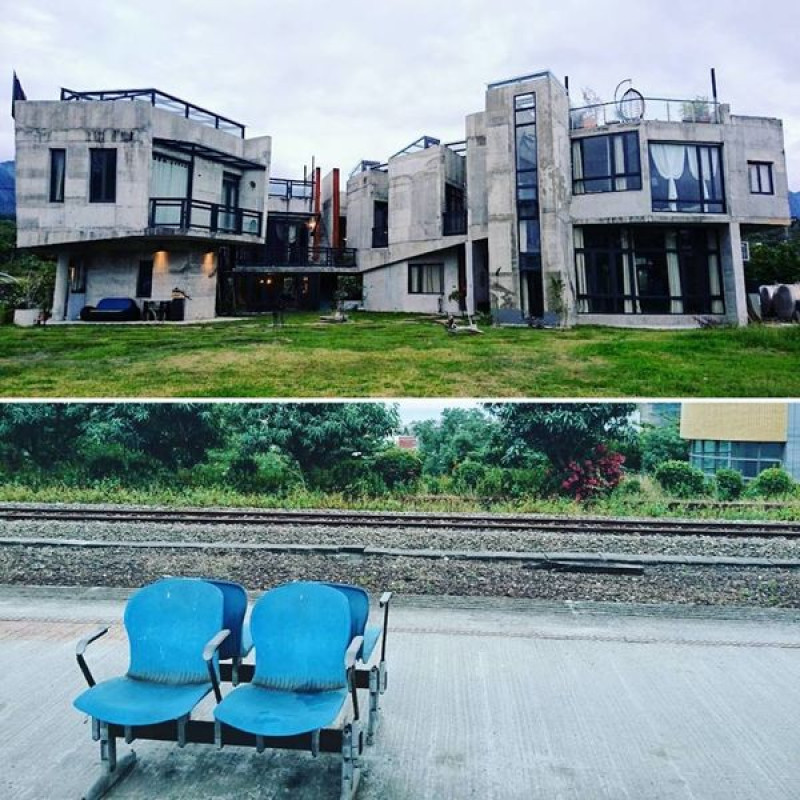 一個人的旅行，在台東長濱。 一個很有特色的建築－長濱小廬。 一個很美的名字～邊境牧海。