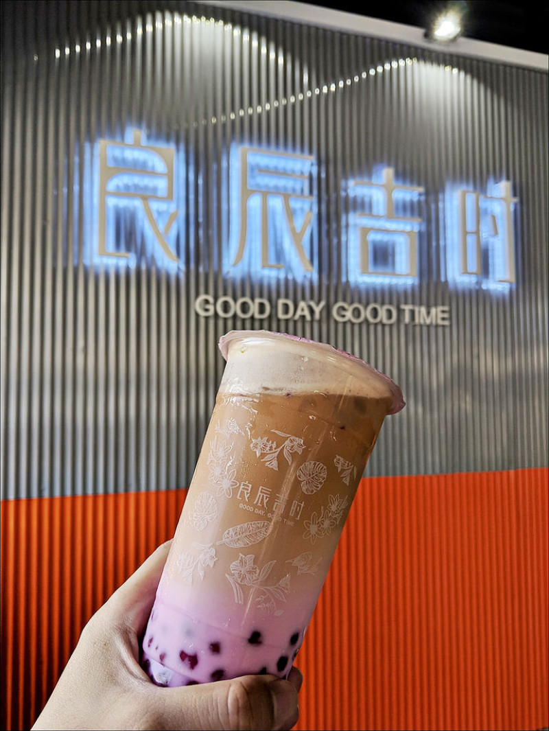 [台中] 良辰吉時 有明星納豆加持的飲料店 火龍果鮮奶茶紫色漸層飲料好拍照