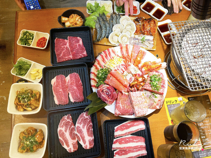【中山捷運站美食】馬太郎燒肉，CP值高價位不用千元，熟成牛排、和牛漢堡排和牛舌等優質肉品吃到飽｜ Ruby說美食享受旅行(@tour_ruby530)
