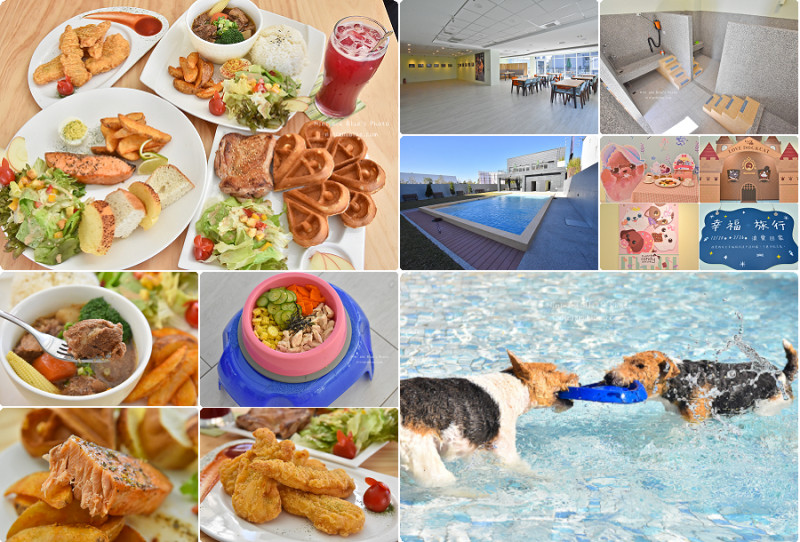 Le Chien樂享森活.台中早午餐 寵物友善餐廳.狗狗游泳池-Nini and Blue