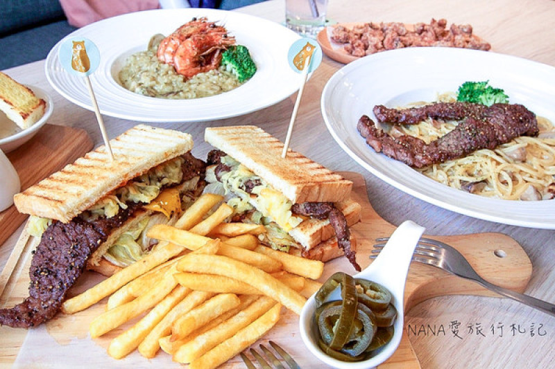 晨食坊。隱藏文青風餐廳,大推超浮誇PRIME等級牛排三明治        
      