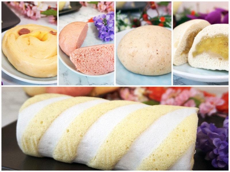 【台南包子】遇見健康手工包│超濃郁芋頭奶香卷│獨家老麵發酵製程冷熱都好吃│純手工饅頭創意更美味│