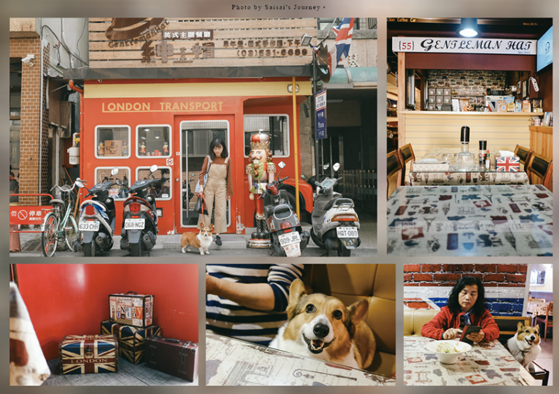 新竹紳士帽英式主題餐廳 // 擁有英倫風格的狗狗友善餐廳來啦！餐點CP值高、服務好 ♡