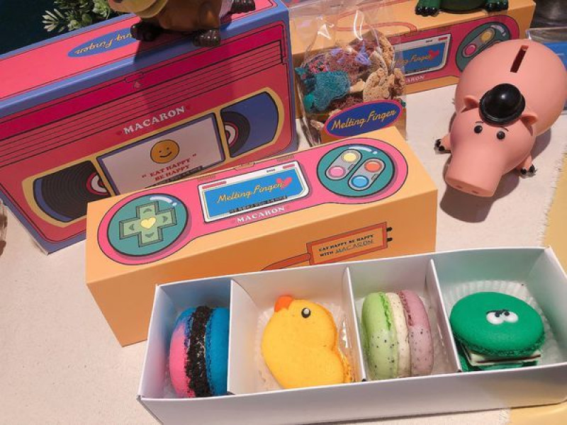 捷運科技大樓站✿Meltingfinger 舔舔手馬卡龍✿ 韓國姊弟研發的韓式馬卡龍~甜而不膩又好萌呀!!