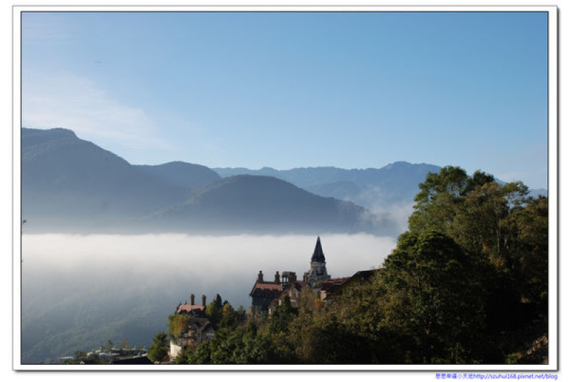 ☆南投 清境來福居民宿，歐式鄉村風格的糖果屋，隨手可拍歐風山嵐