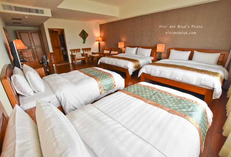 元泰大飯店 峇里島南洋度假風，有6人房可全家住一起 - Nini and Blue 玩樂食記