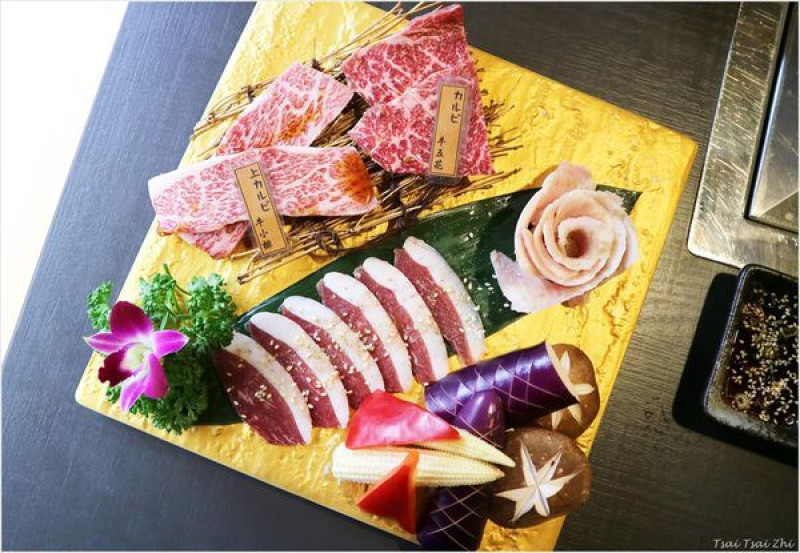 [台北中山]一齊和牛燒肉：雙人經典海陸和牛套餐|美味鮮嫩日本A5和牛產地直送