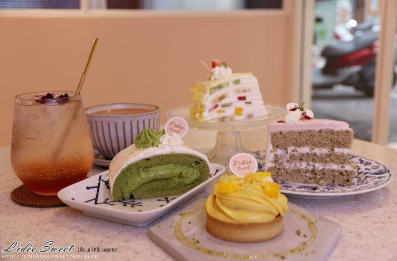 新北。板橋｜Lidée Sweet 時甜-新開幕韓風打卡系咖啡廳,每日現做手工甜點-供插座不限時、老宅區最美的風景。